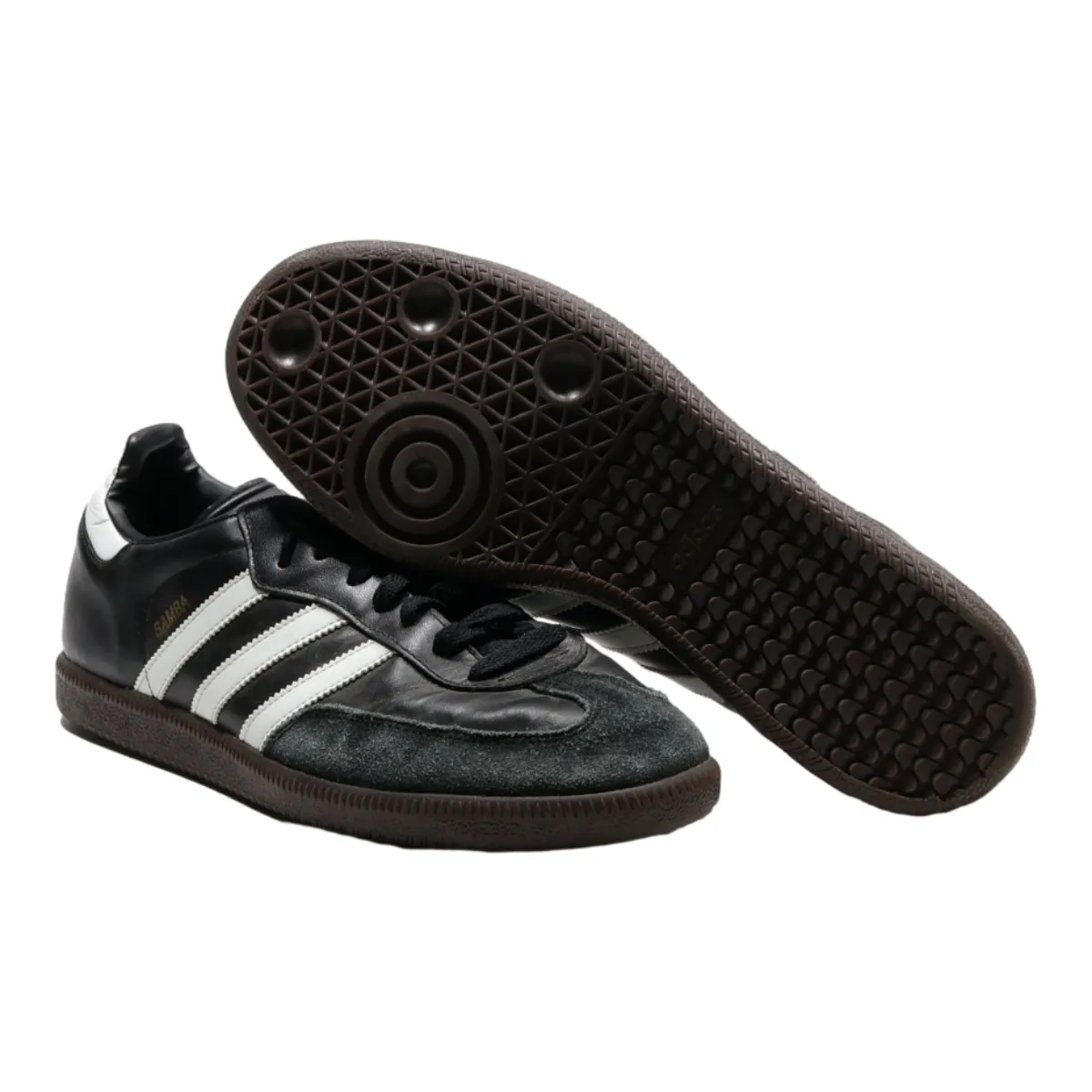 ADIDAS Sneaker Trainers Black Synthetic Mens UK 11.5