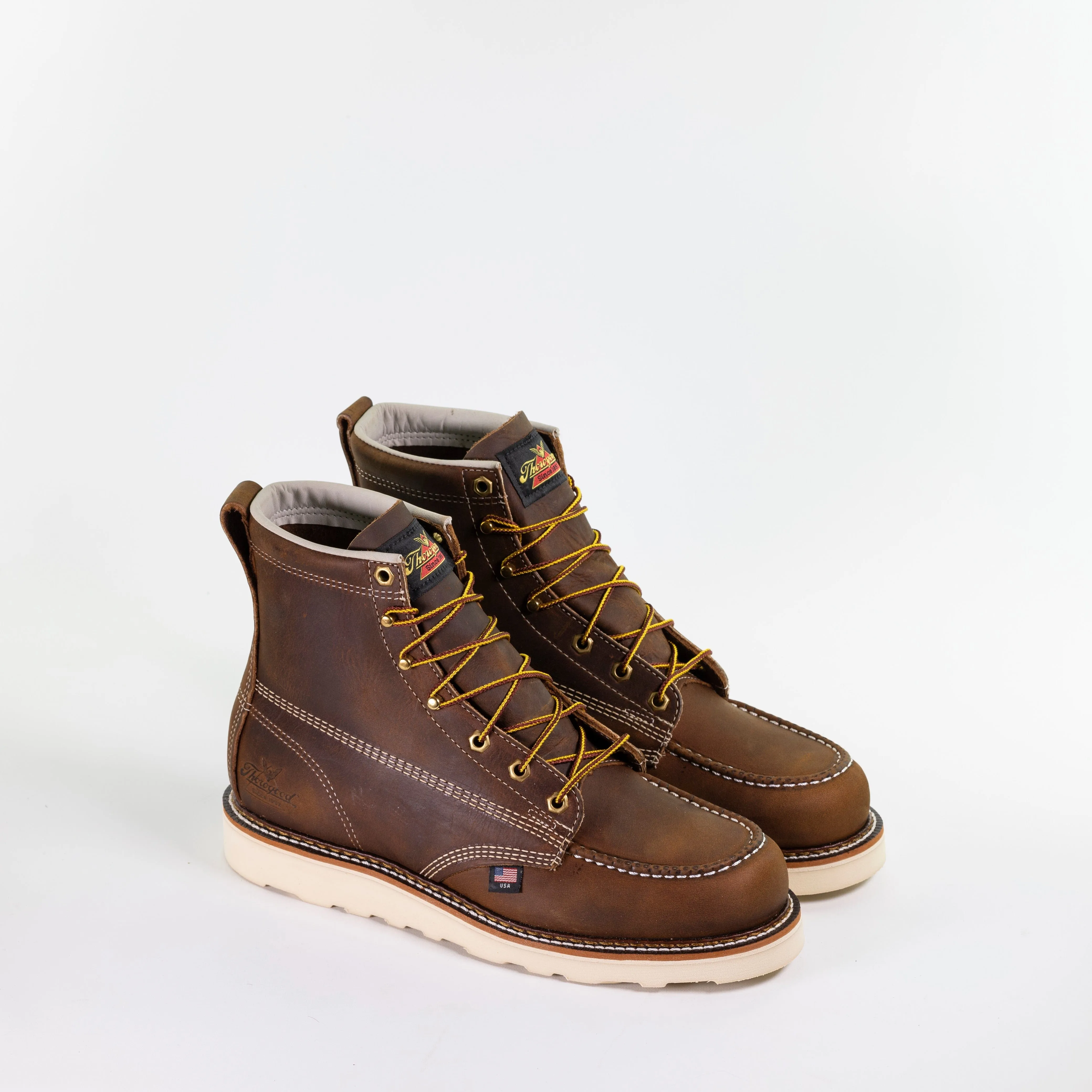 American Heritage 6” Trail Crazy Horse Moc Toe- Maxwear Wedge