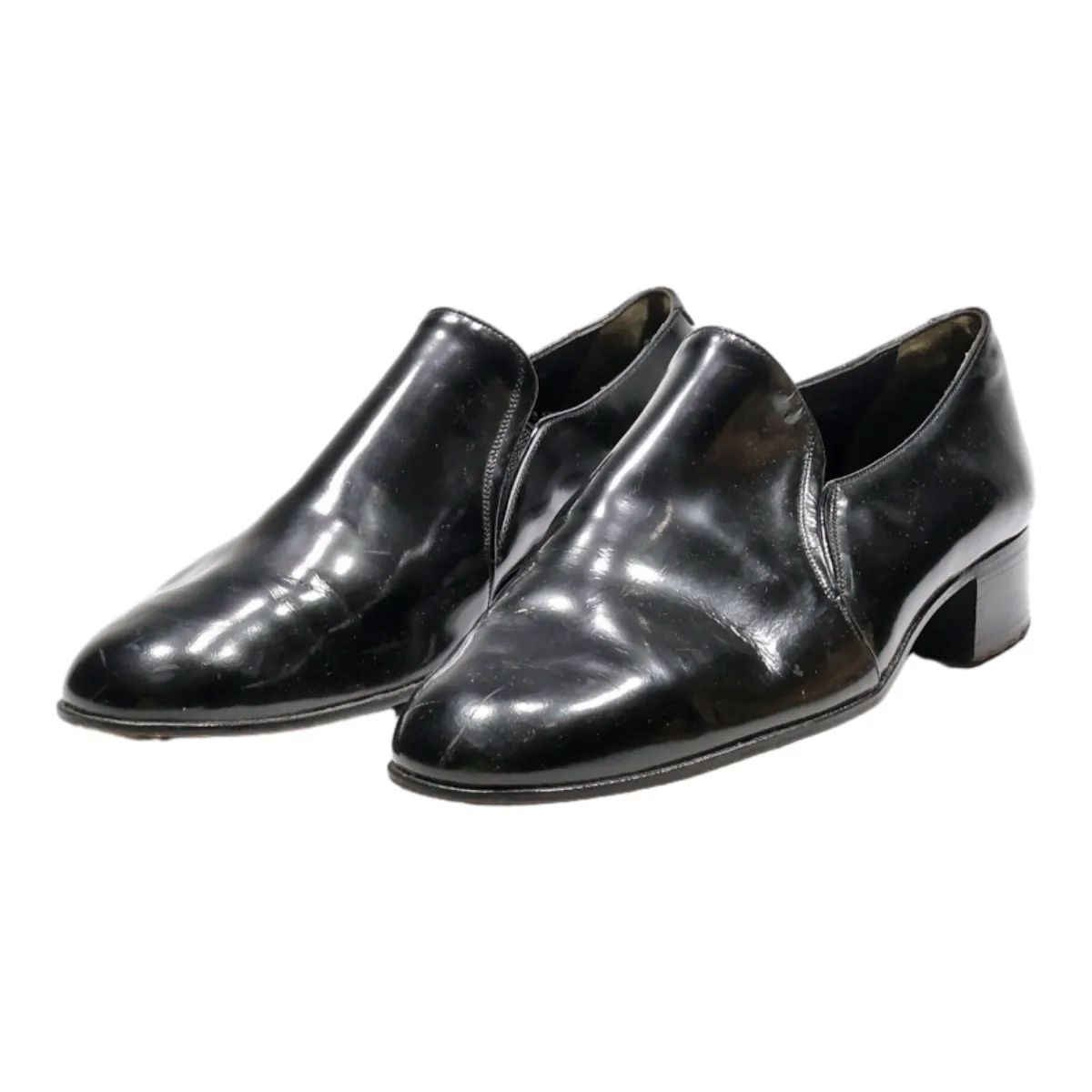 BALLY Pump Shoes Black Leather Womens UK 5.5
