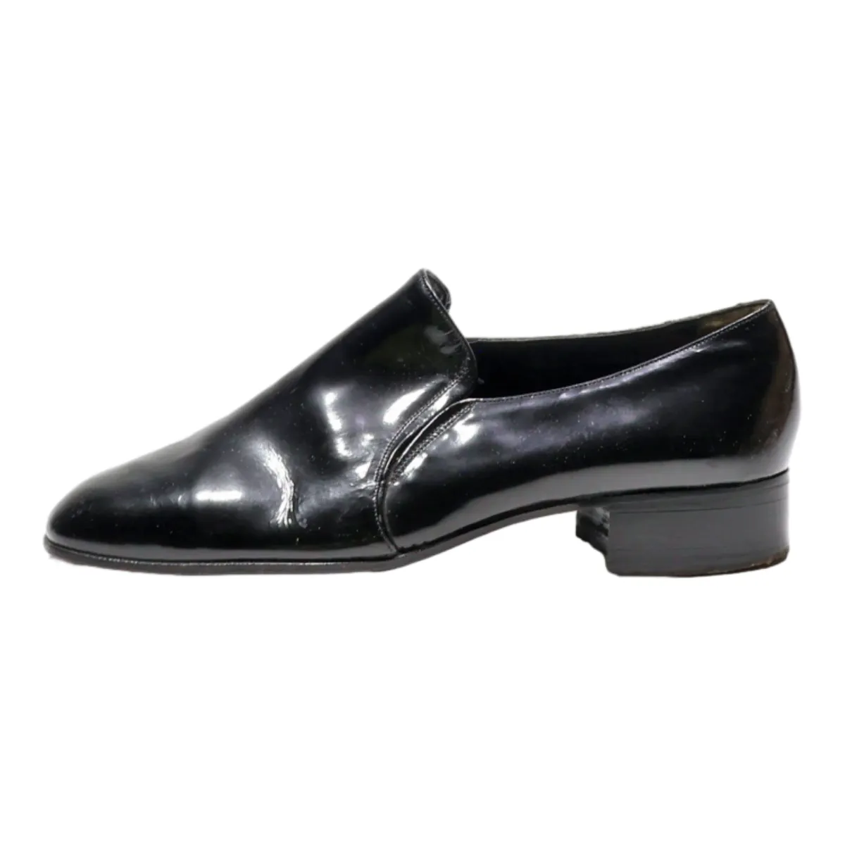BALLY Pump Shoes Black Leather Womens UK 5.5