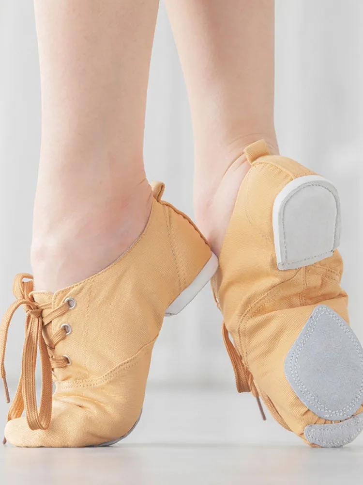 Canvas Jazz Dance Shoes Low Top Frenulum-free Dance Shoes
