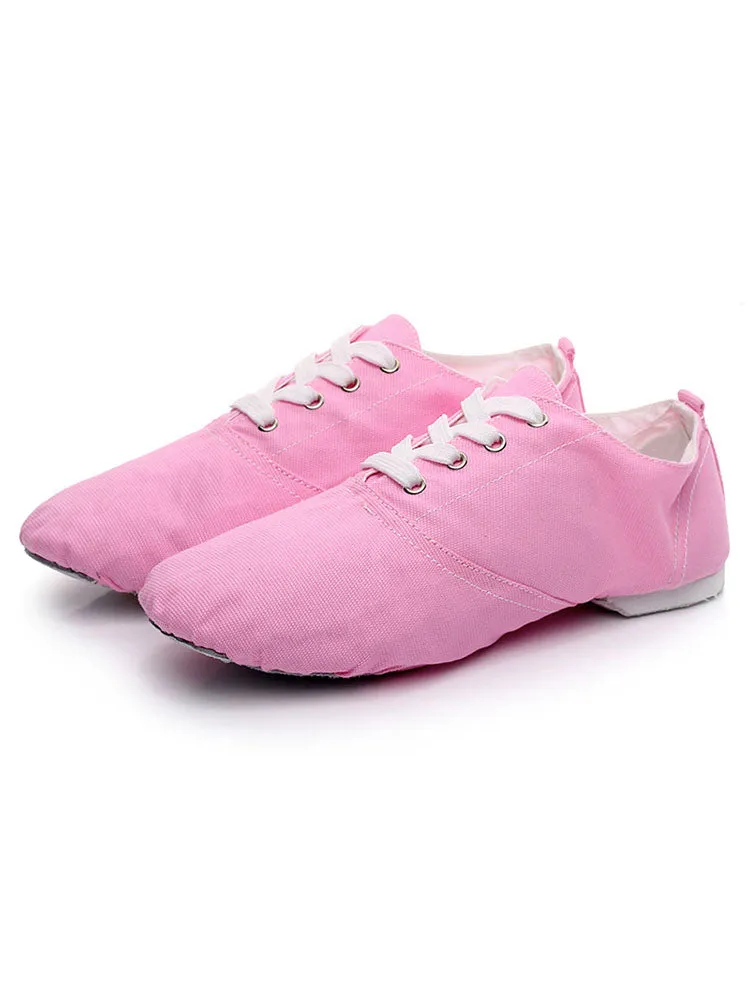 Canvas Jazz Dance Shoes Low Top Frenulum-free Dance Shoes