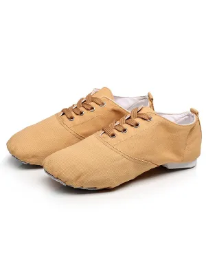 Canvas Jazz Dance Shoes Low Top Frenulum-free Dance Shoes
