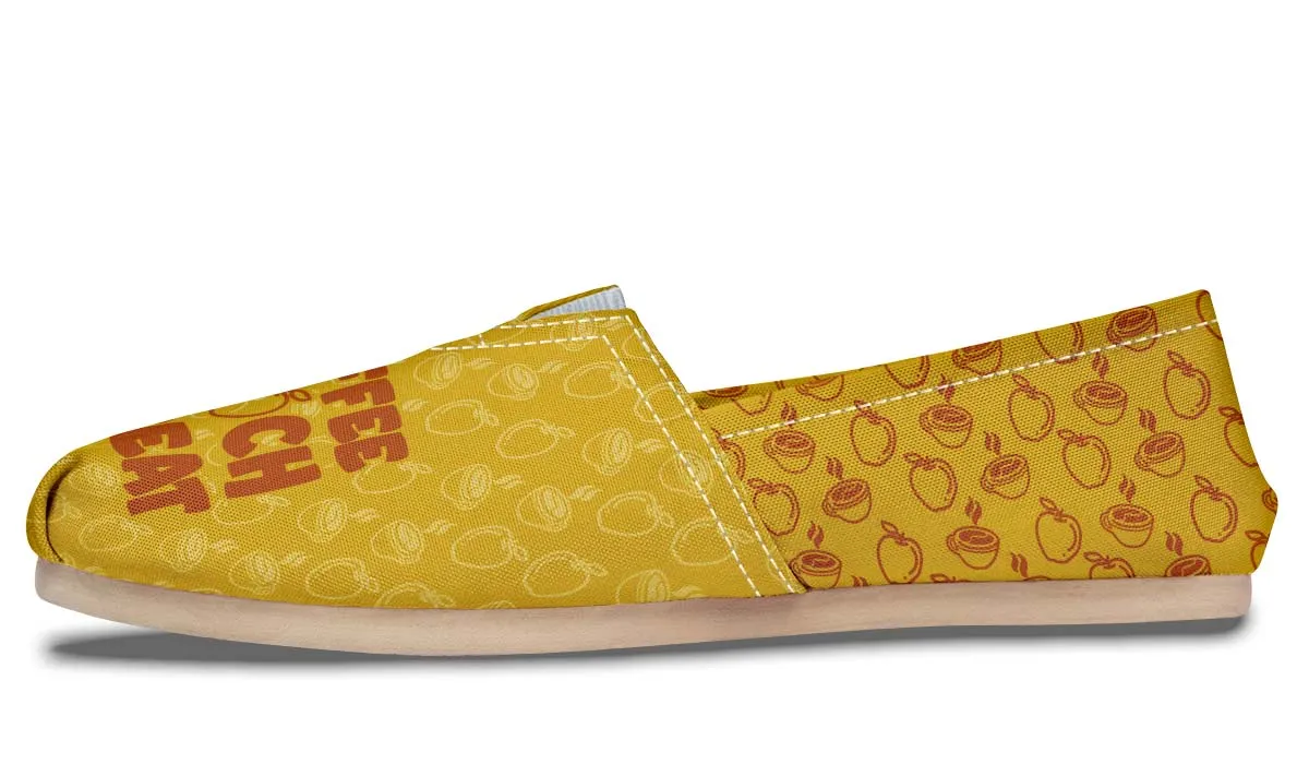 Coffee Teach Repeat Casual Shoes