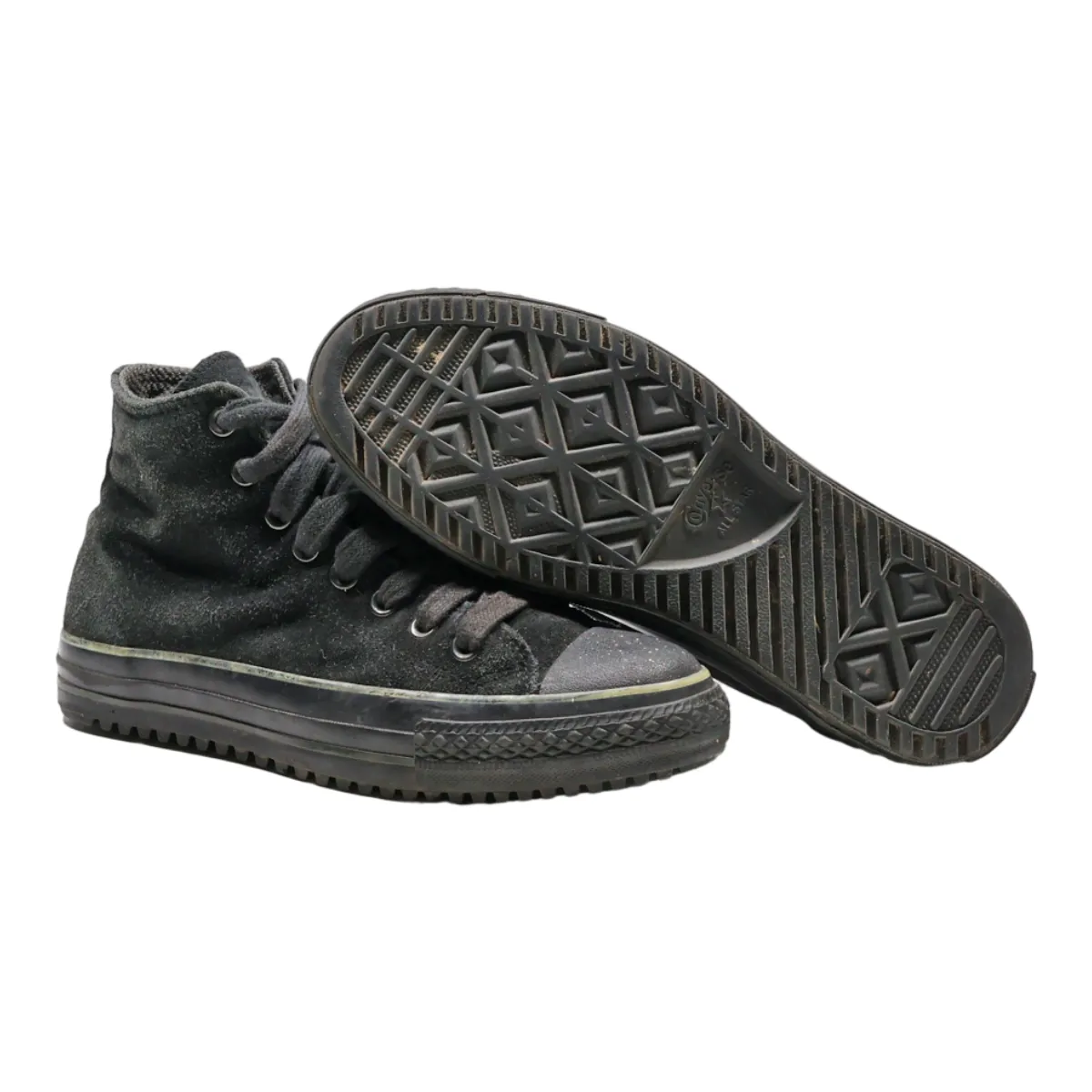 CONVERSE High Top Trainers Black Synthetic Mens UK 7