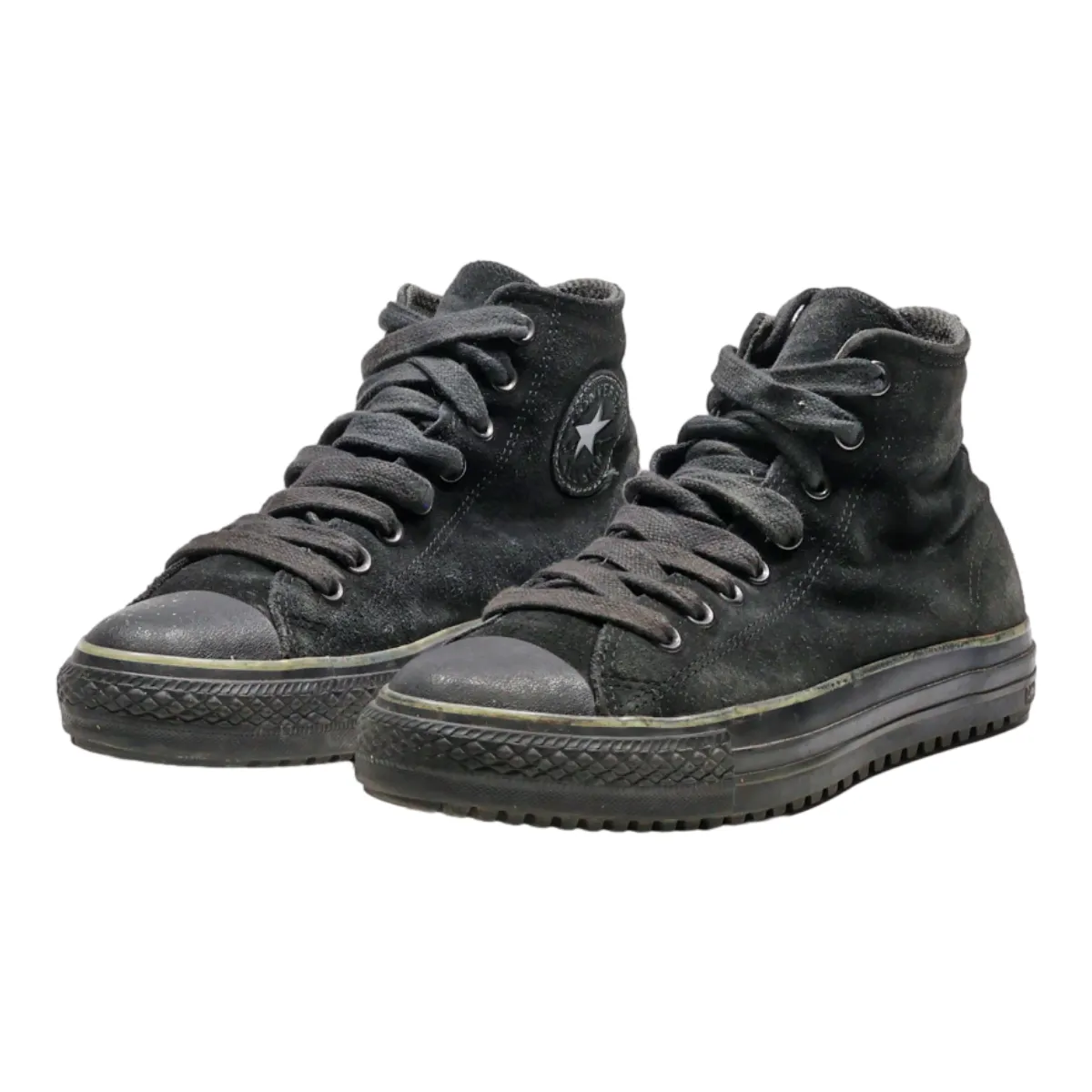 CONVERSE High Top Trainers Black Synthetic Mens UK 7