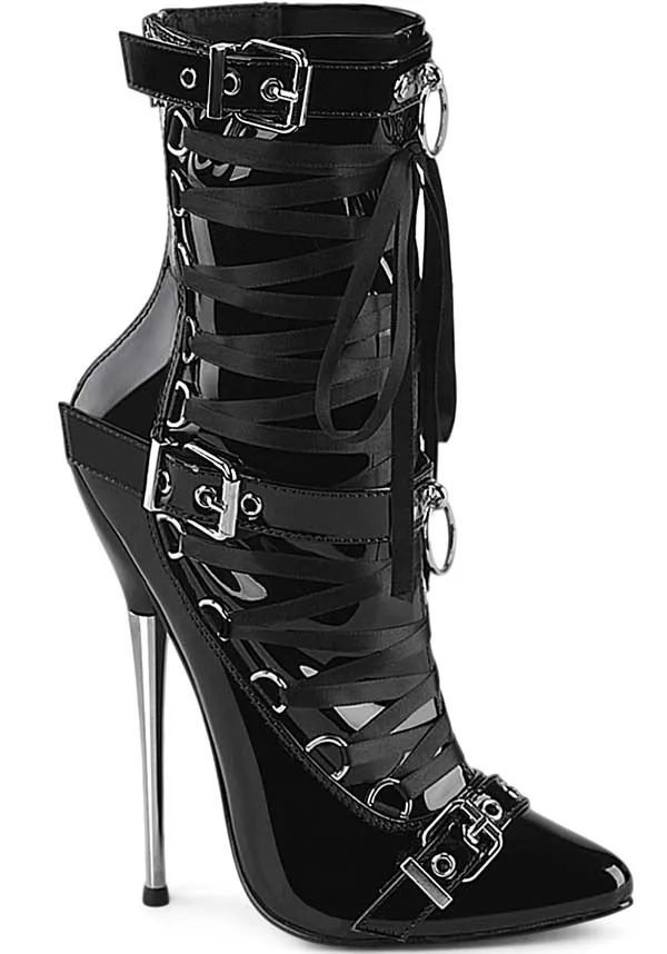 Dagger-1032 [Black Patent] | HEELS [PREORDER]