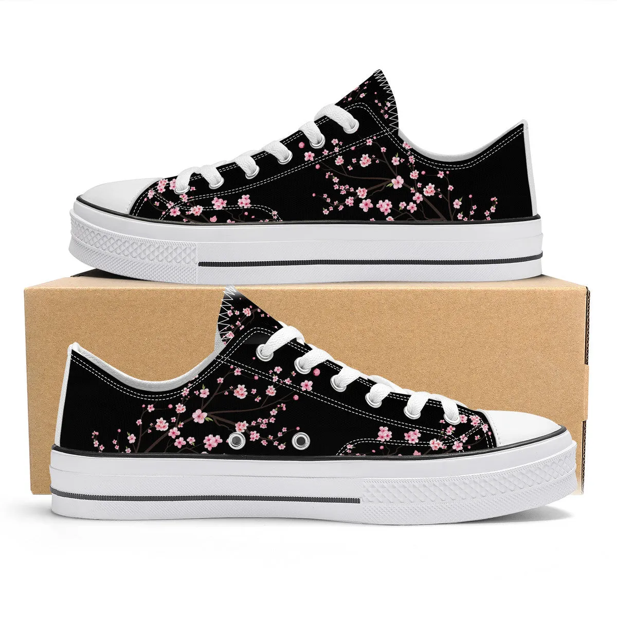 Dark Night Sakura Classic Low Top