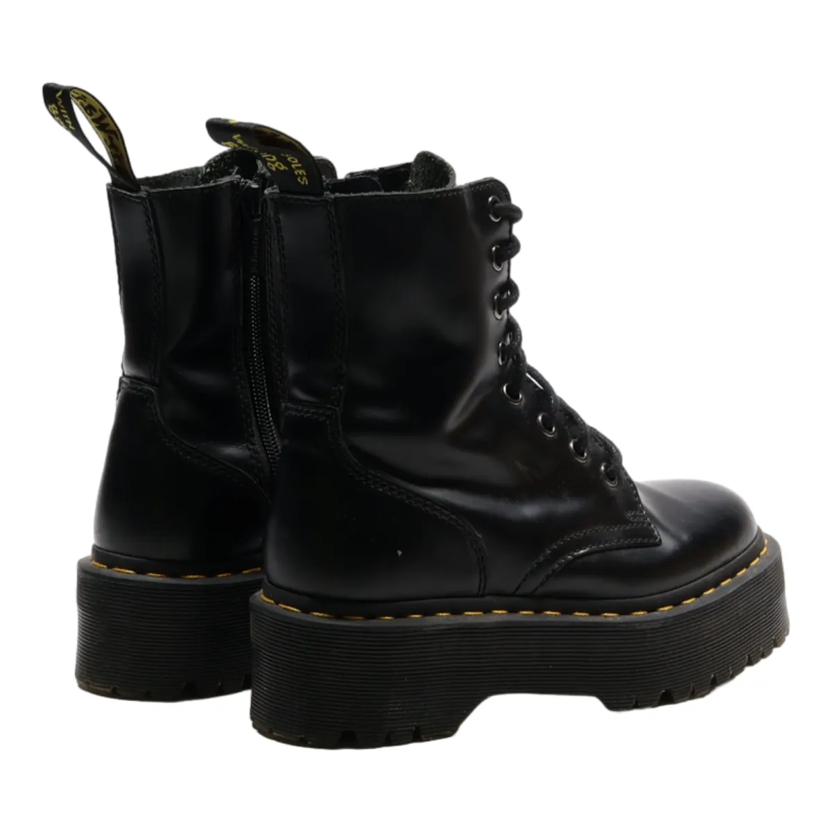 DR MARTENS Jadon Ankle Boots Black Leather Womens UK 3