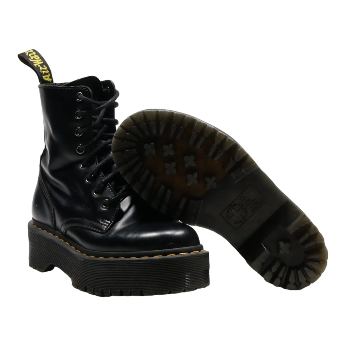 DR MARTENS Jadon Ankle Boots Black Leather Womens UK 3