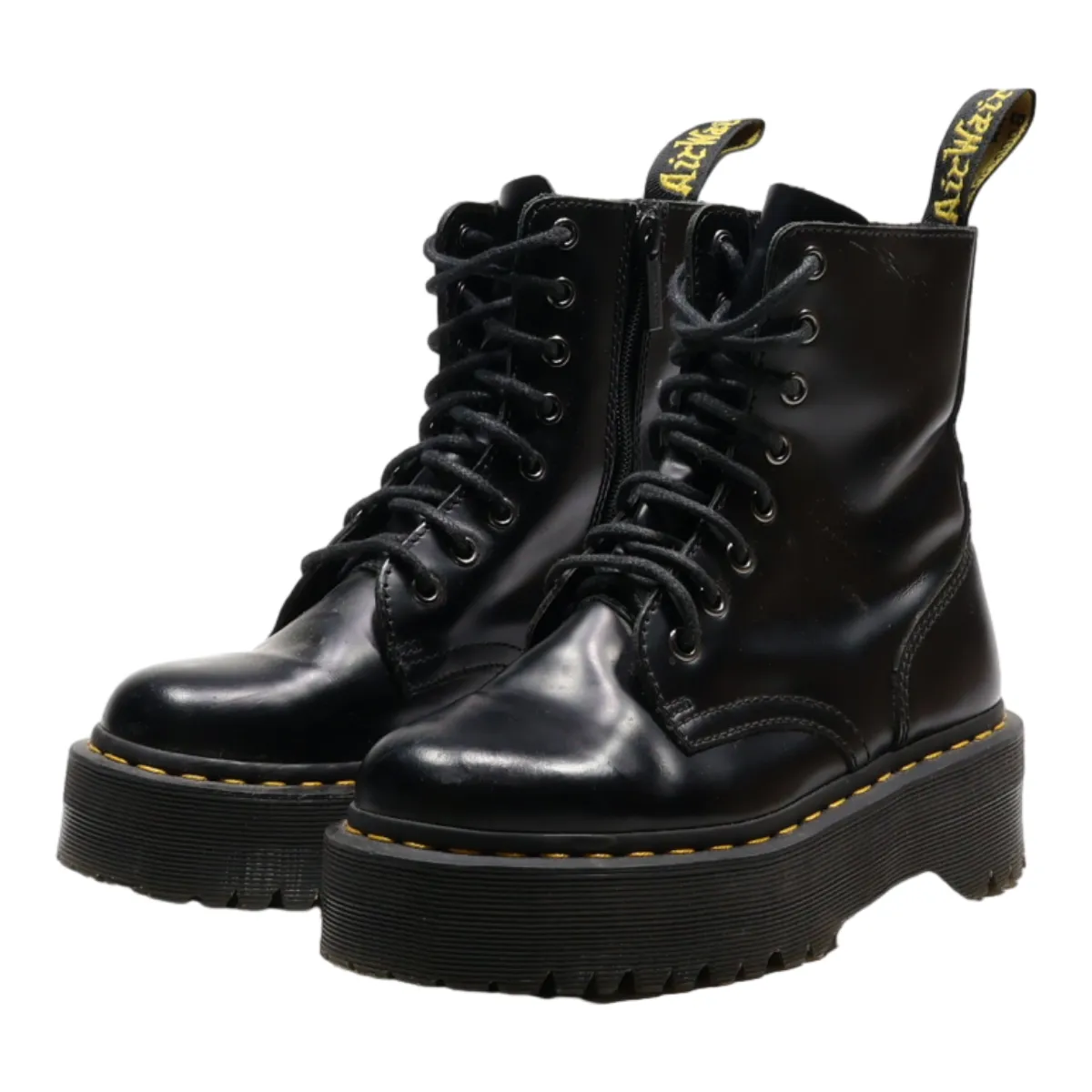 DR MARTENS Jadon Ankle Boots Black Leather Womens UK 3
