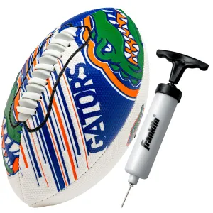 Franklin Sports Florida Gators Football - Youth Mini Football - 8.5" Football- SPACELACE Easy Grip Texture- Perfect for Kids !