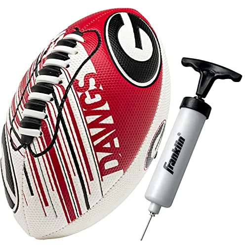 Franklin Sports Georgia Bulldogs Football - Youth Mini Football - 8.5" Football- SPACELACE Easy Grip Texture- Perfect for Kids !