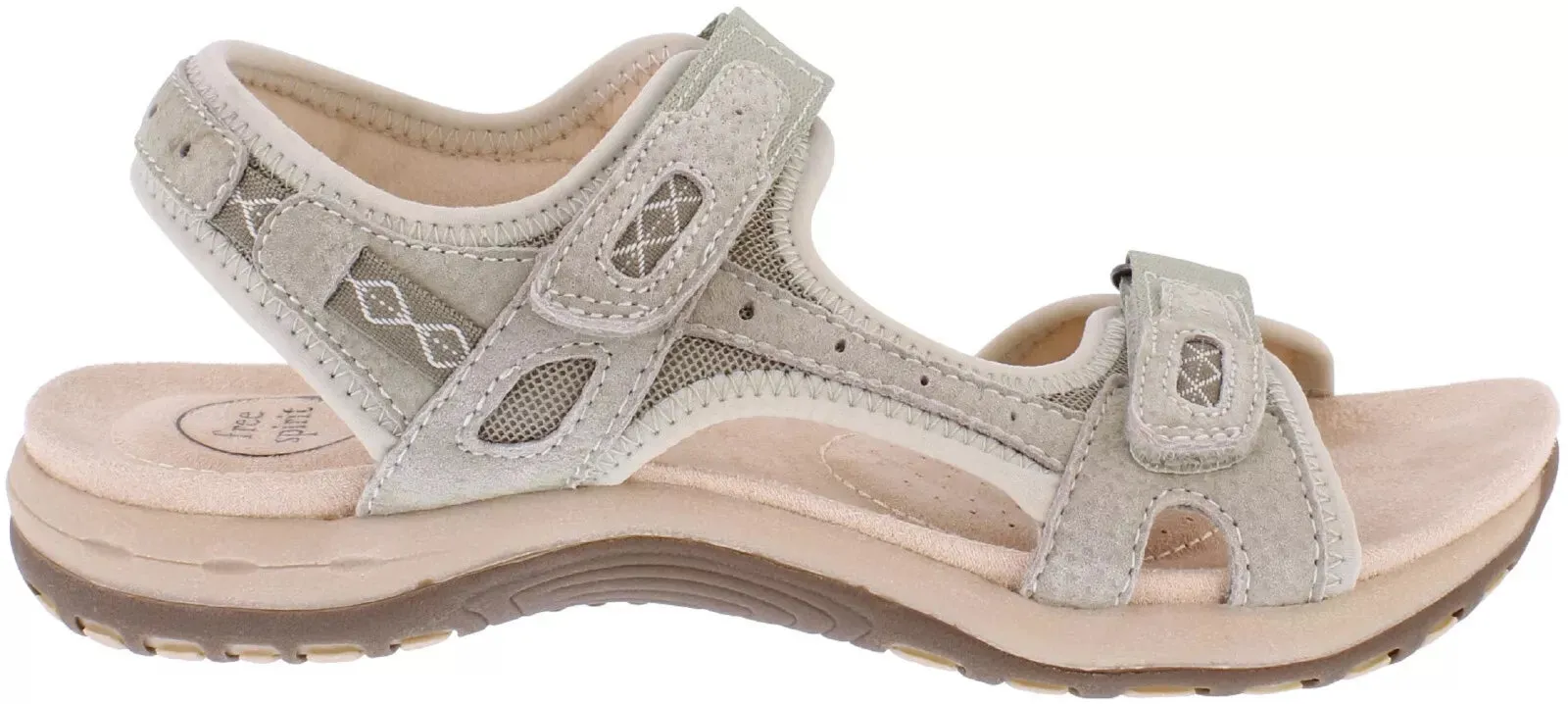 Free Spirit Frisco Ladies Touch Fasten Sandal Elm 41339