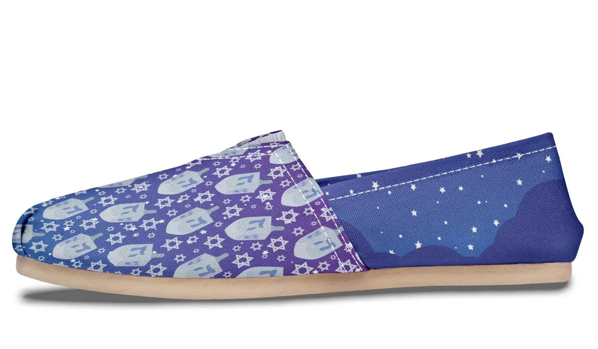 Hanukkah Sky Casual Shoes