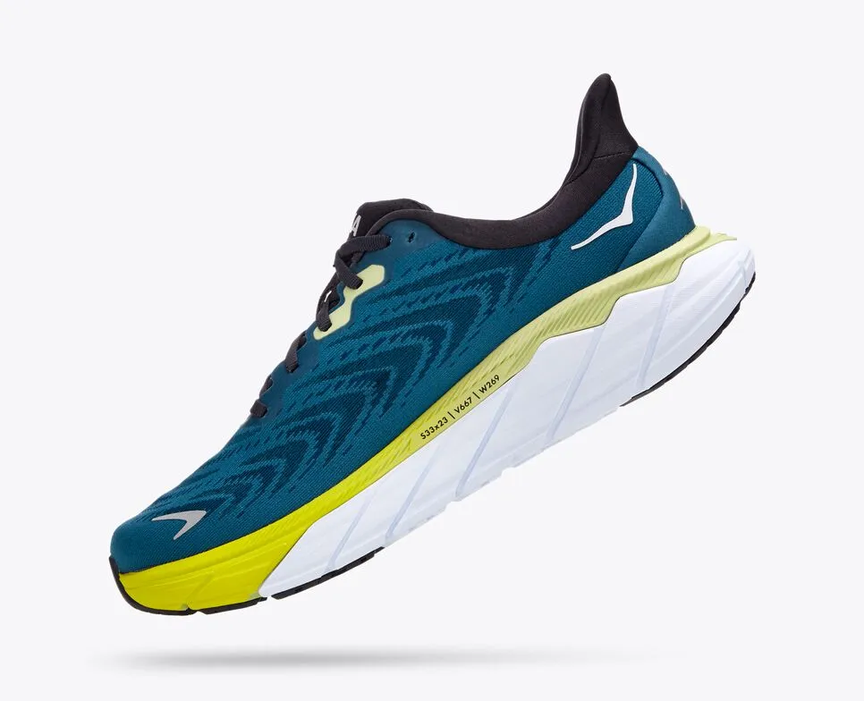 Hoka Mens Arahi 6 Wide-Blue Graphite / Blue Coral (1123196-BGBCR)