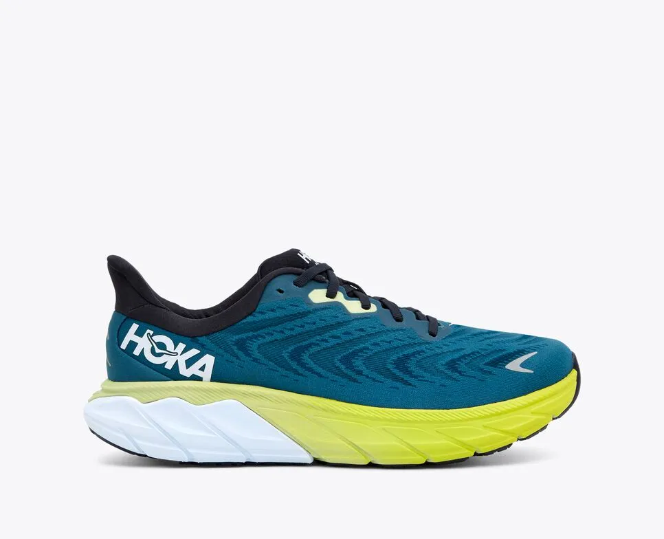 Hoka Mens Arahi 6 Wide-Blue Graphite / Blue Coral (1123196-BGBCR)