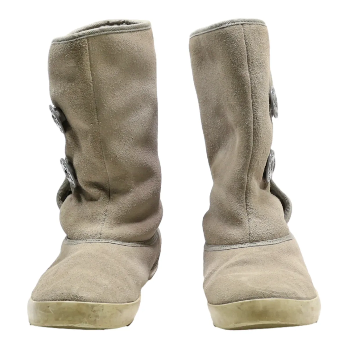 LACOSTE Ankle Boots Grey Synthetic Womens UK 6