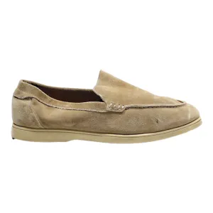 MASSIMO DUTTI Loafer Shoes Beige Suede Mens UK 8