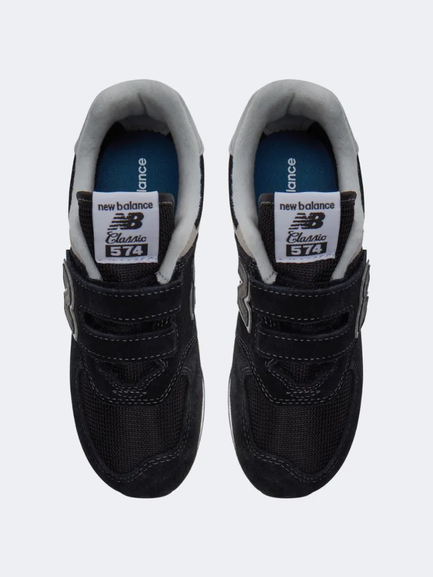 New Balance 574 Ps-Boys Lifestyle Shoes Black/Beige