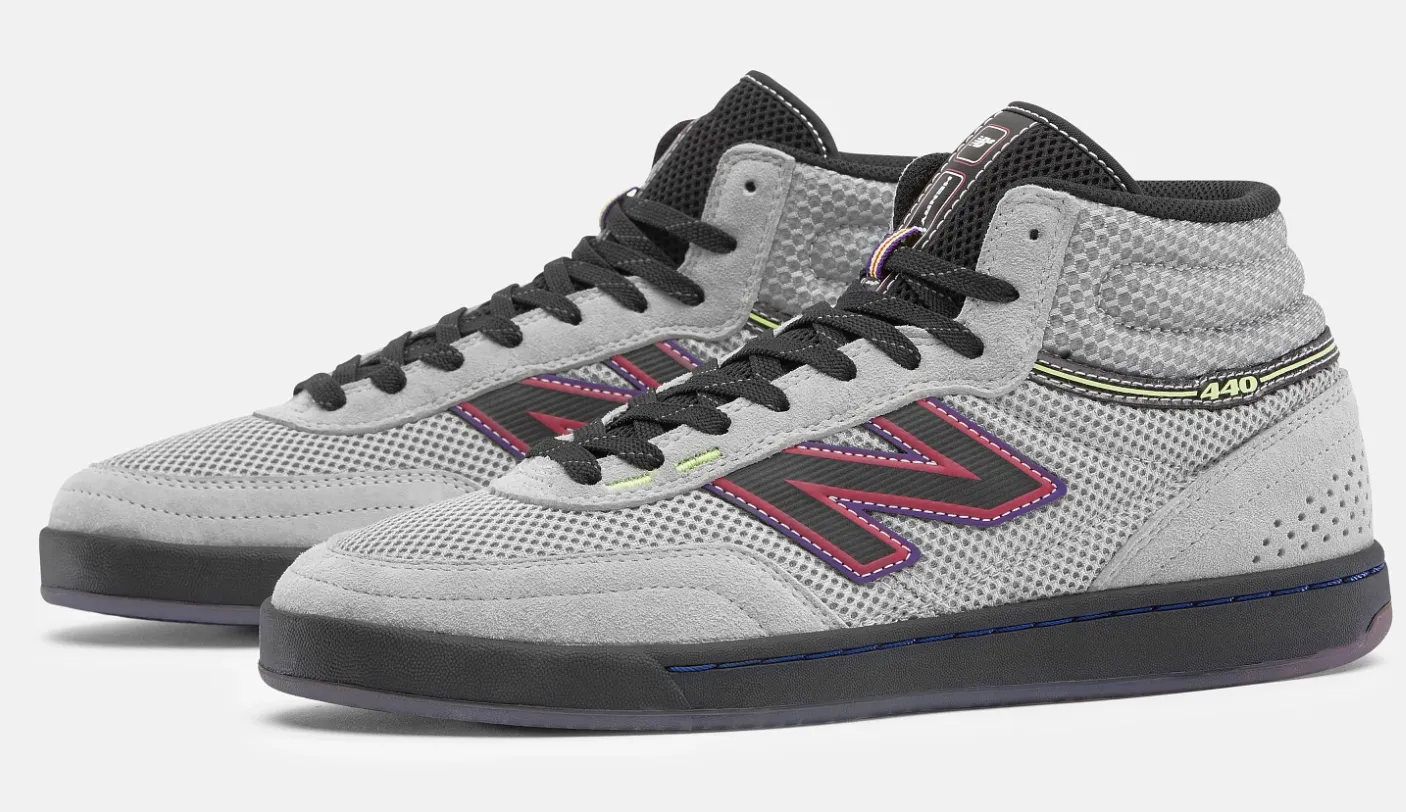 New Balance Numeric X Justin Henry 440 High V2 (Grey/Purple)