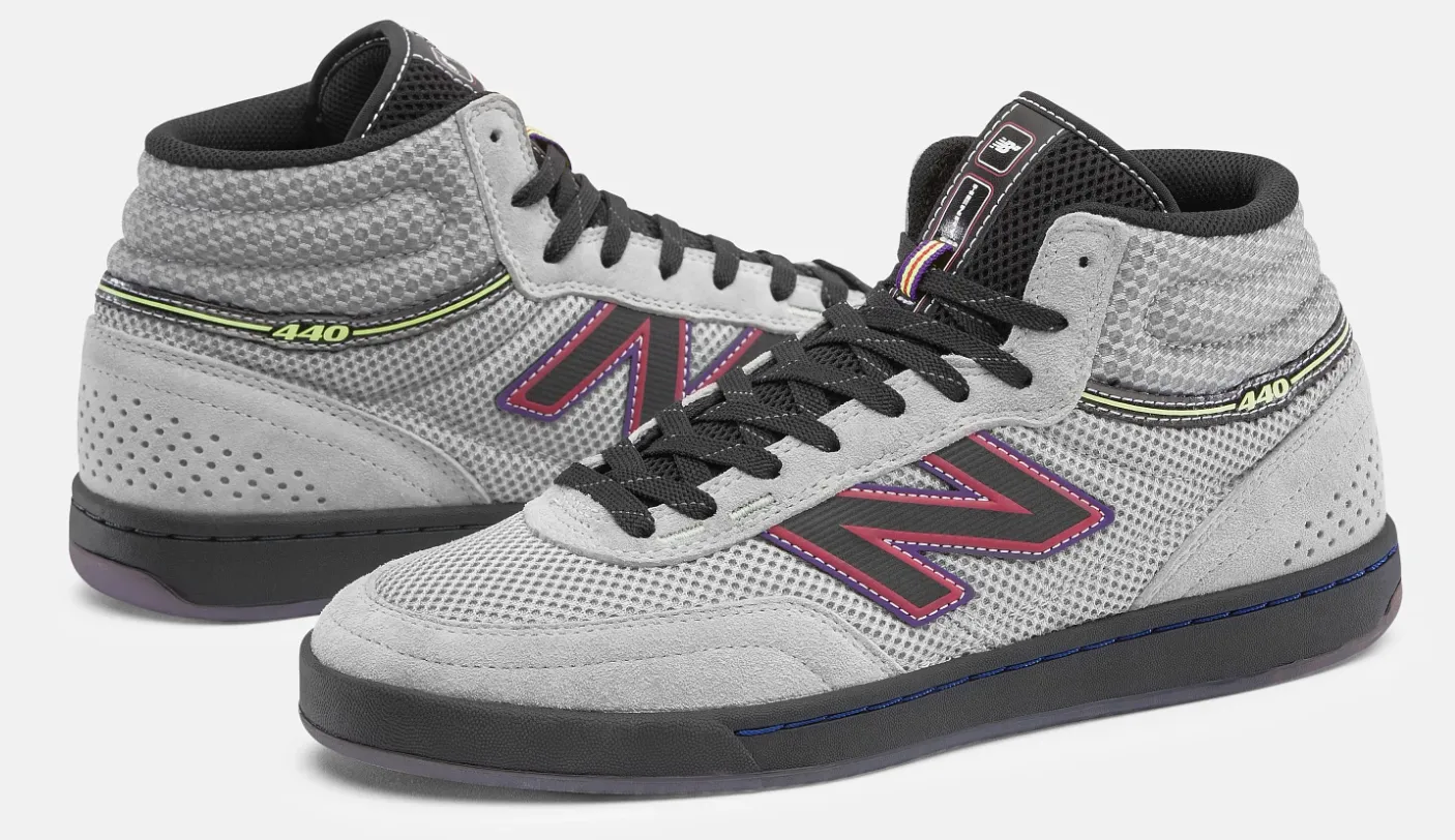 New Balance Numeric X Justin Henry 440 High V2 (Grey/Purple)