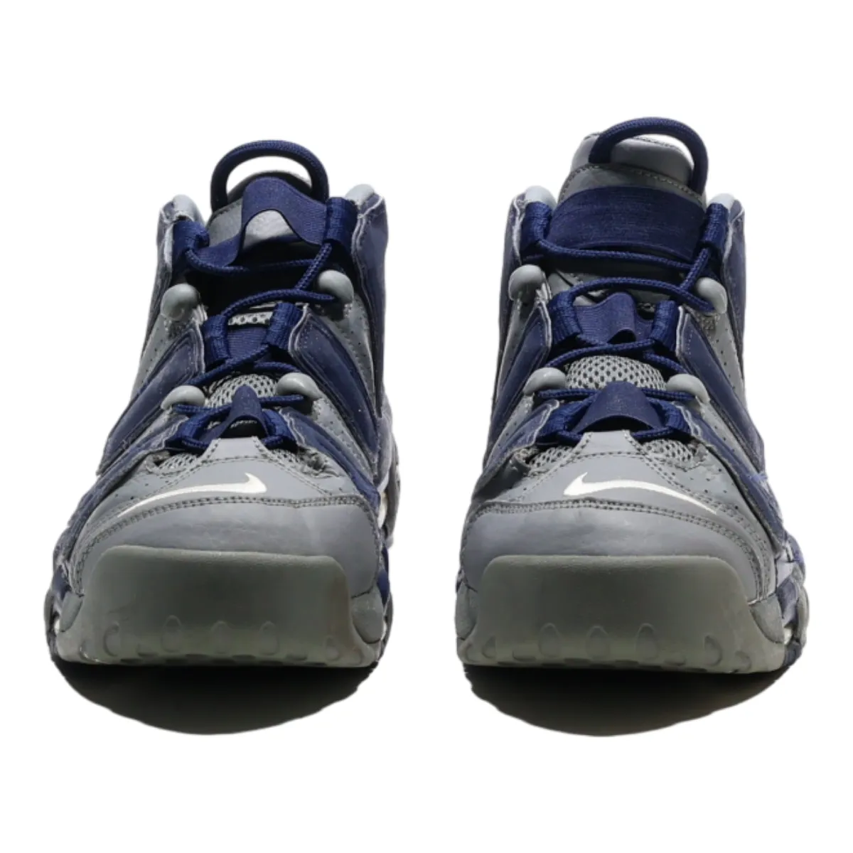 NIKE Air More Uptempo 2018 Platform Trainers Blue Leather Mens UK 9