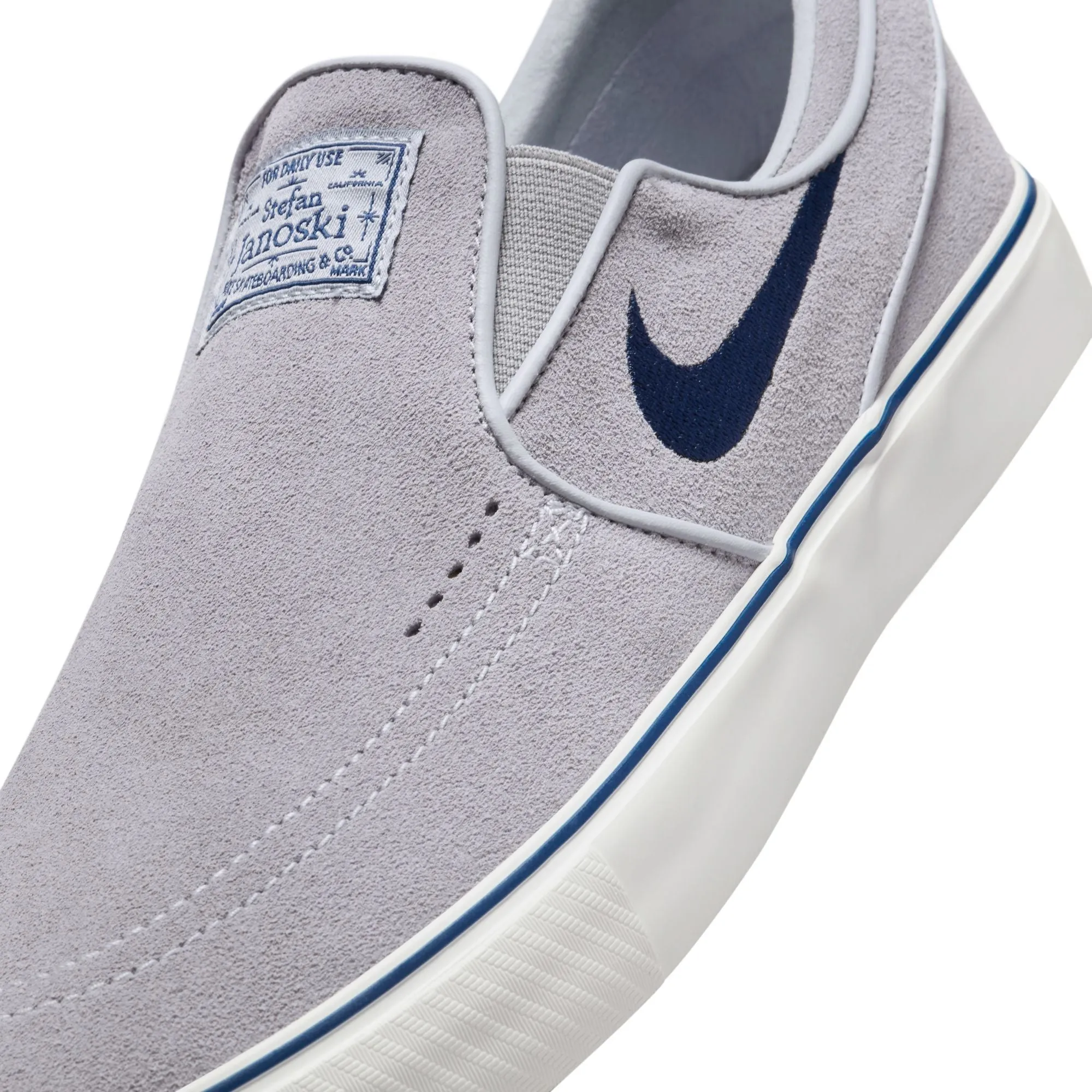 Nike SB Janoski  Slip - Wolf Grey/Navy-Summit White