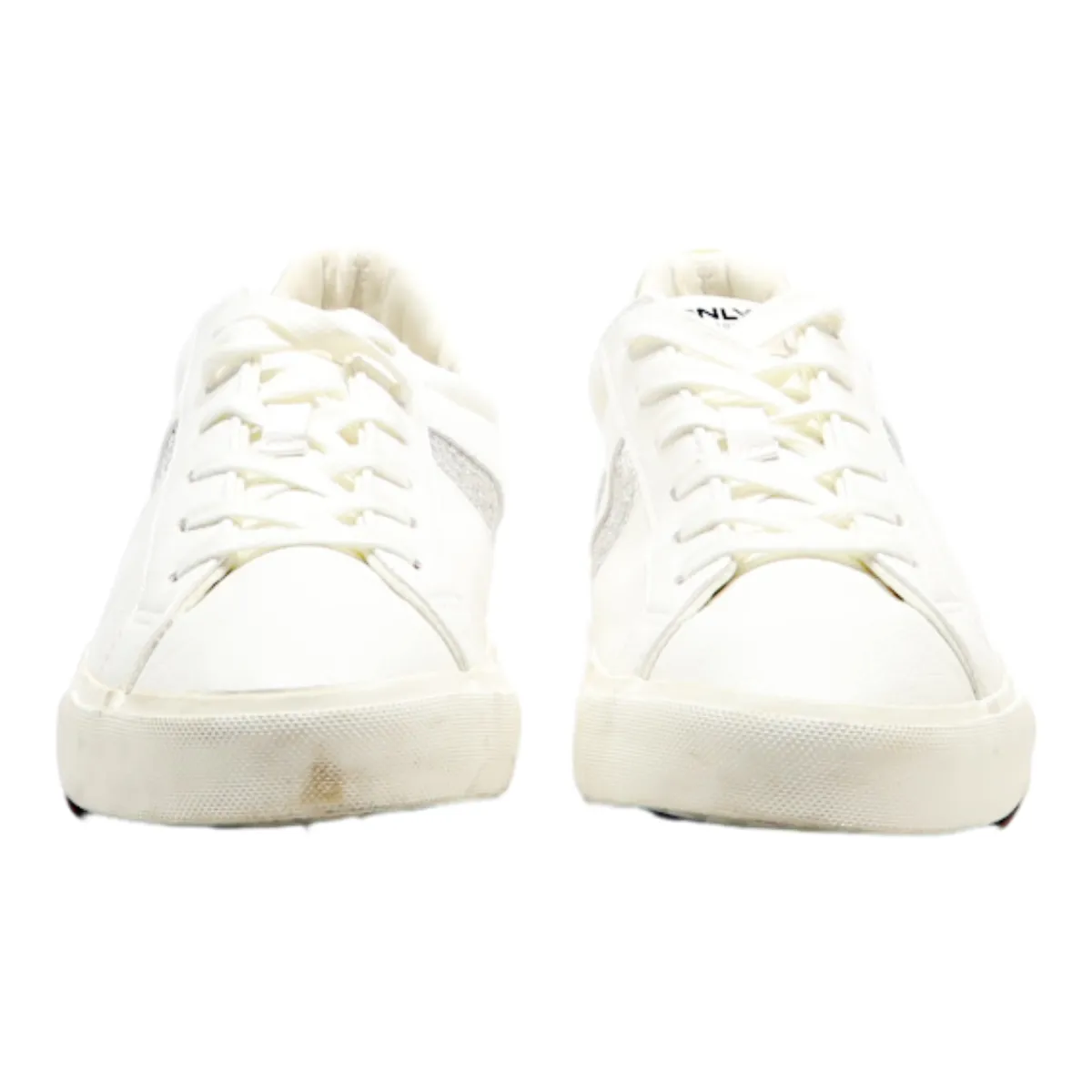 ONLY Sneaker Trainers White Leather Womens UK 7
