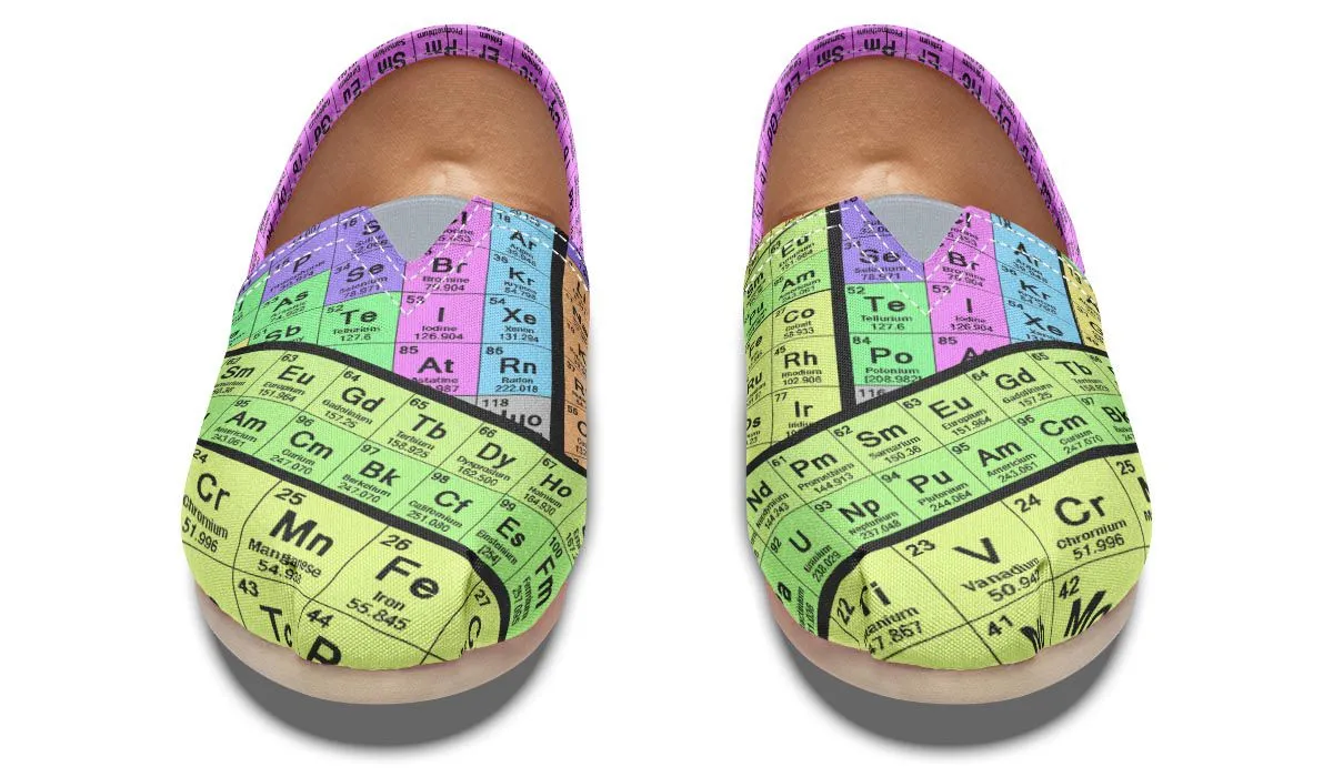 Periodic Table Casual Shoes