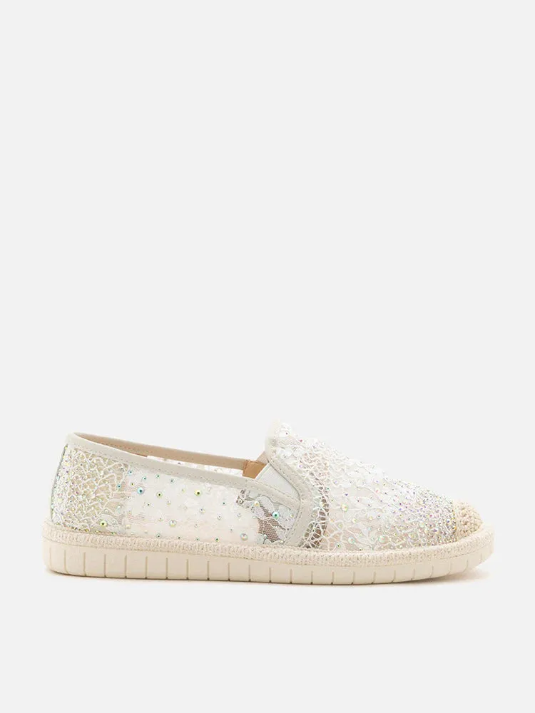 Sabrina Crystal Embellished Espadrilles