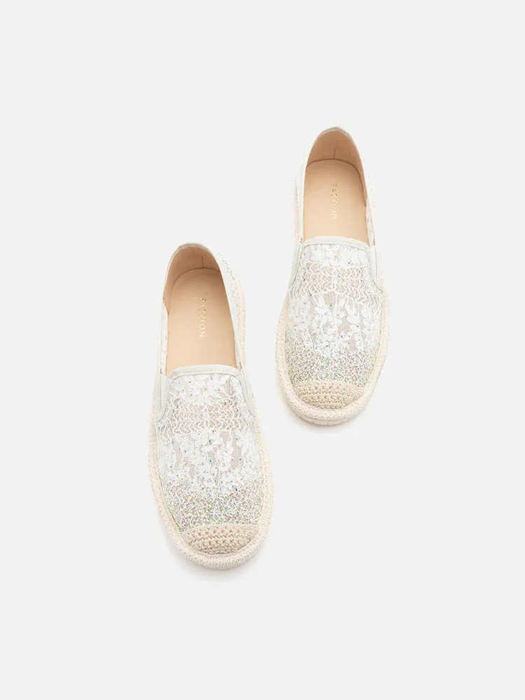 Sabrina Crystal Embellished Espadrilles