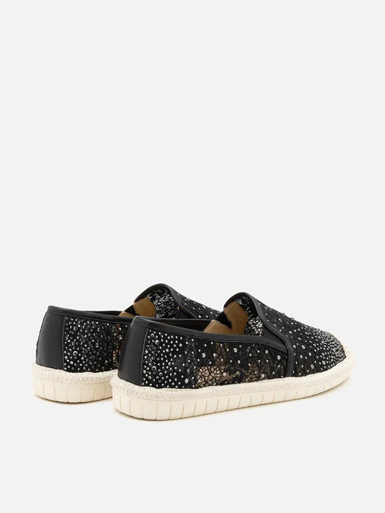 Sabrina Crystal Embellished Espadrilles