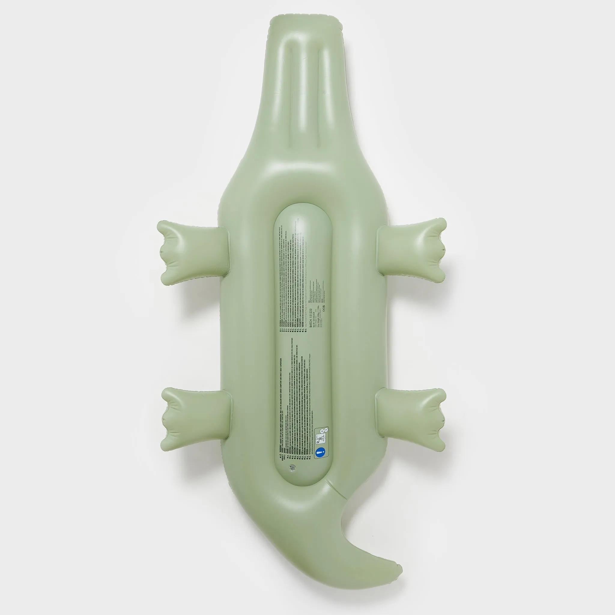 SUNNYLiFE Kids Lie-On Float Cookie The Croc Khaki
