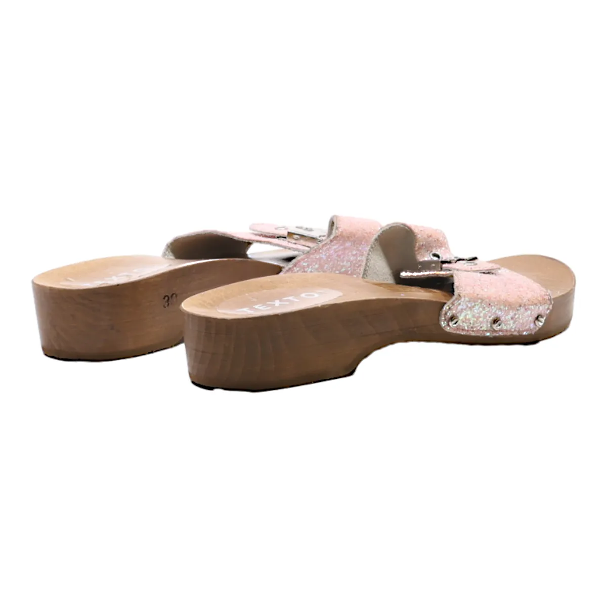 TEXTO Slider Sandals Pink Synthetic Womens UK 6.5