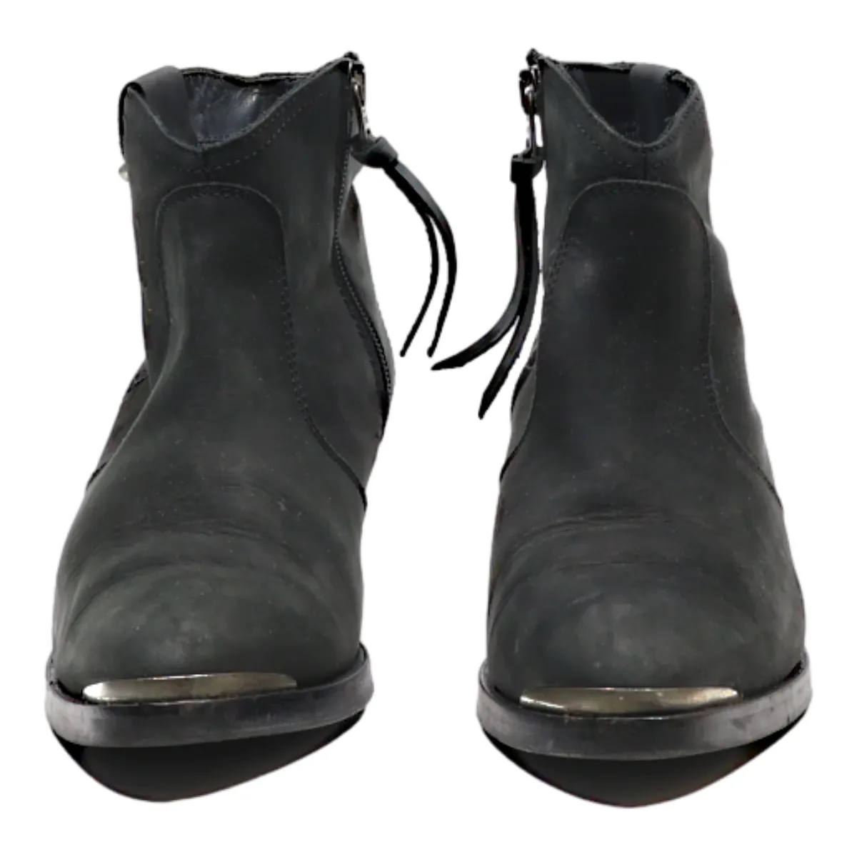 TOMMY HILFIGER DENIM Ankle Boots Black Suede Womens UK 4