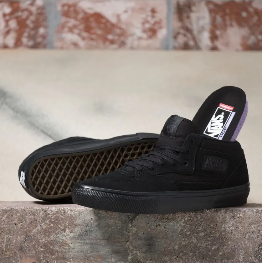 Vans Skate Half Cab Skateboard Shoe - Black/Black
