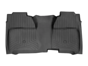 WeatherTech 14  Chevrolet Silverado 1500 / GMC Sierra (Crew Cab) Rear Vinyl FloorLiner - Black