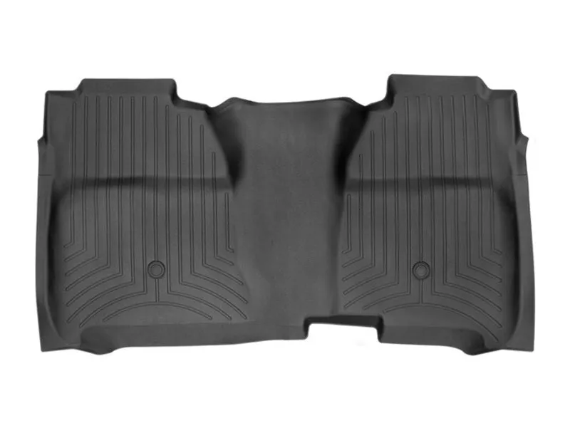 WeatherTech 14  Chevrolet Silverado 1500 / GMC Sierra (Crew Cab) Rear Vinyl FloorLiner - Black