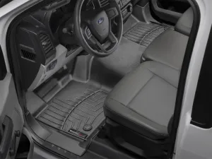 WeatherTech 2019  Chevrolet Silverado 1500 / GMC Sierra (Double Cab) Rear Vinyl FloorLiner - Black
