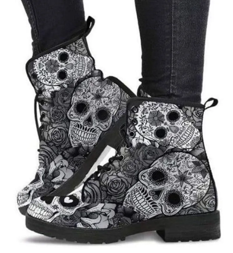 Womens Printed High-Top Boots With Cushioned Insoles And Vibrant Designs For All-Day Comfort