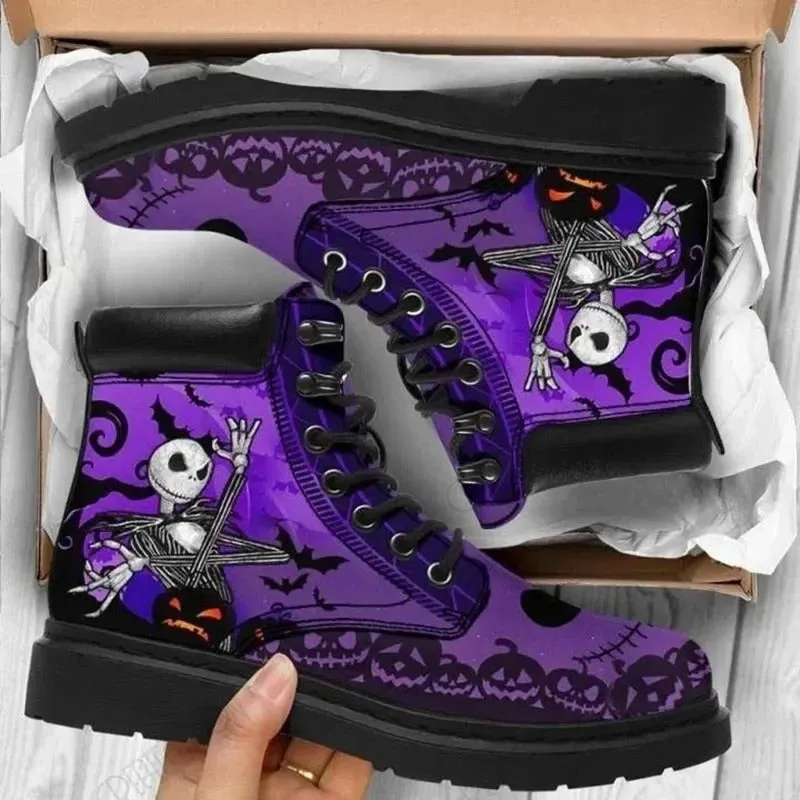 Womens Printed High-Top Boots With Cushioned Insoles And Vibrant Designs For All-Day Comfort