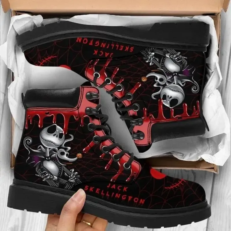 Womens Printed High-Top Boots With Cushioned Insoles And Vibrant Designs For All-Day Comfort